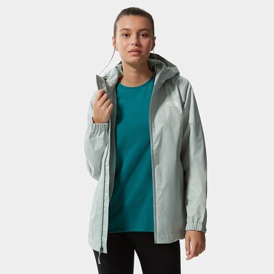 Women's The North Face Quest Hooded Lightweight Jackets Green | US-86921