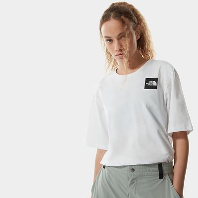 Women's The North Face Relaxed Fine T Shirts White | US-21704