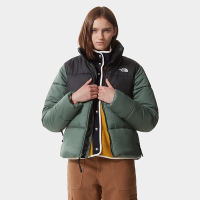 Women's The North Face Saikuru Jackets Green Black | US-92647