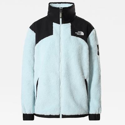 Women's The North Face Search and Rescue Oversize Sherpa Fleece Sweatshirt Blue | US-52986