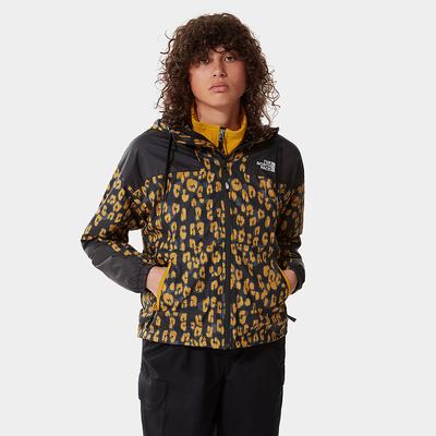 Women's The North Face Sheru Lightweight Jackets Yellow Leopard | US-84120