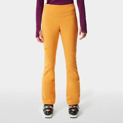 Women's The North Face Snoga Ski Pants Yellow | US-34297