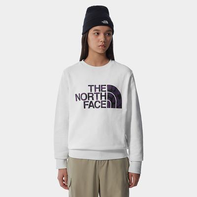 Women's The North Face Standard Sweaters White Purple Leopard | US-25630