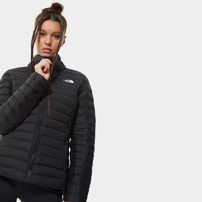 Women's The North Face Stretch Down Jackets Black | US-89517