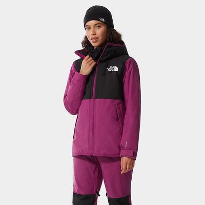 Women's The North Face Superlu Ski Jackets Black / Purple | US-83974