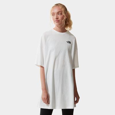 Women's The North Face T Shirts Dress White | US-73854