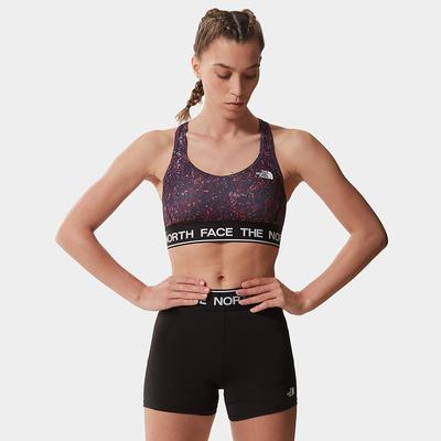 Women's The North Face Tech Bra T Shirts Purple | US-20593