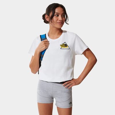 Women's The North Face Threeyama T Shirts White | US-64957