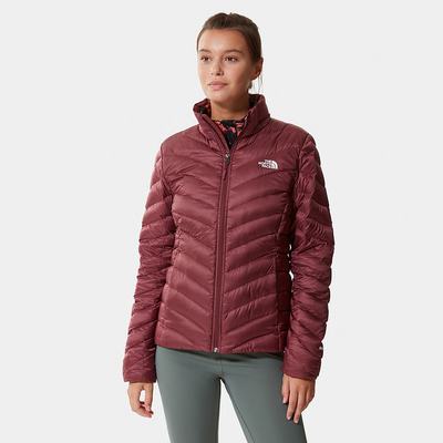 Women's The North Face Trevail Down Jackets Red | US-64701