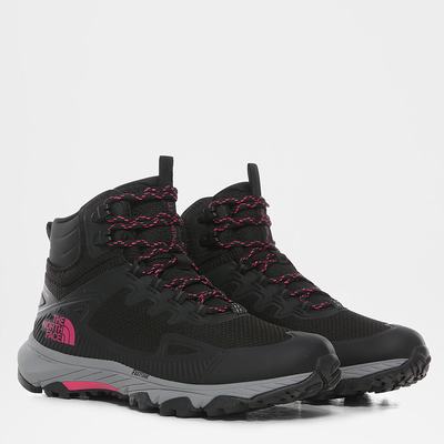 Women's The North Face Ultra Fastpack IV FUTURELIGHT™ Mid Hiking Boots Brown Pink / Black | US-57382