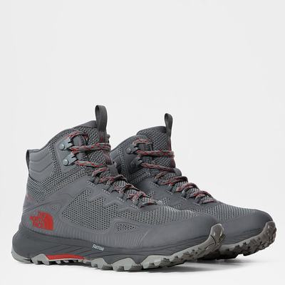 Women's The North Face Ultra Fastpack IV FUTURELIGHT™ Mid Hiking Boots Grey / Red | US-65971