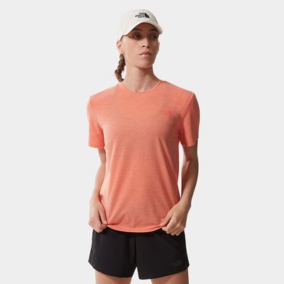 Women's The North Face Wander T Shirts Orange | US-73820