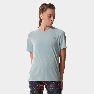 Women's The North Face Wander T Shirts Silver Blue | US-72819